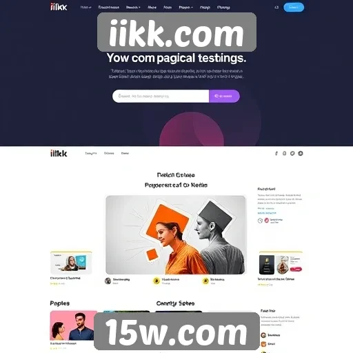 A evolução do design no site iikk.com