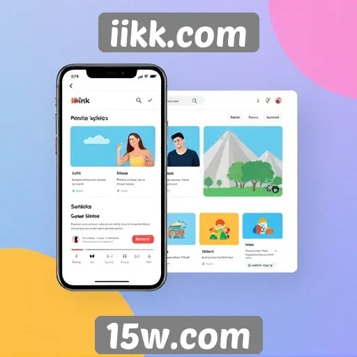 Recursos visuais e audiovisuais do site iikk.com